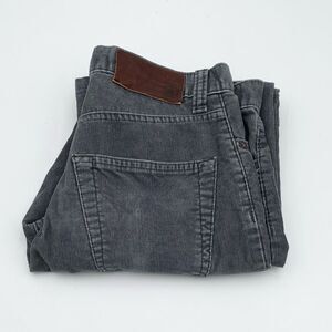 Lands End Corduroy Gray Slacks Size 30